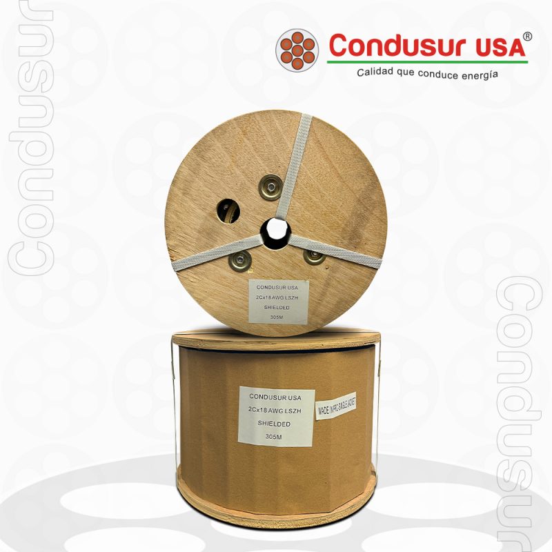 CABLE INSTRUMENTACIÓN 2X18 AWG APANTALLADO