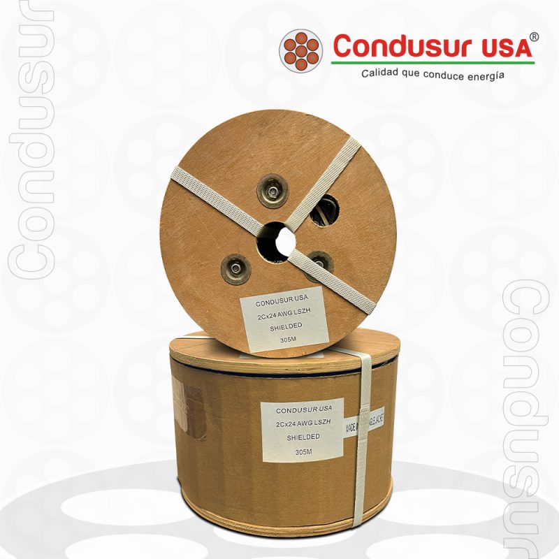 CABLE INSTRUMENTACIÓN 2X24 AWG APANTALLADO