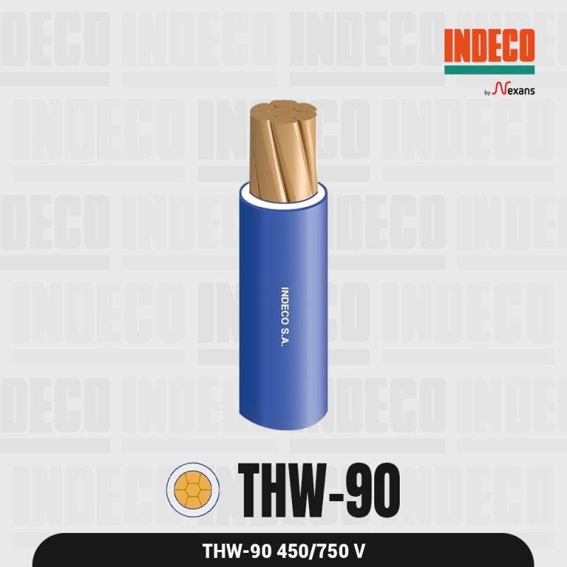 CABLE THW-90 Azul