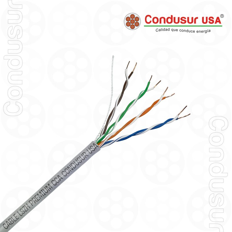 CABLE UTP CAT.5E PREMIUM CCA - GRIS